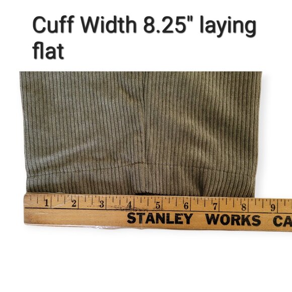 Madewell teal Curvy Corduroy High-Rise Tapered Pants size 12 EUC Fall Perfection - Picture 12 of 16